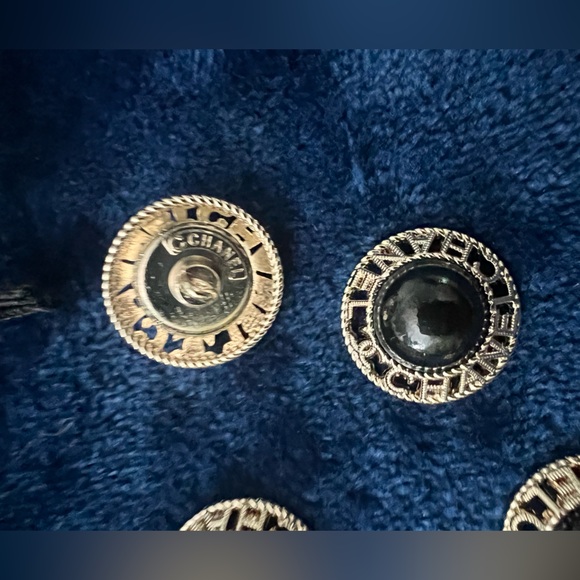 CcParis(Set of 6)20mm/FauxBlackPearl/GoldenMetal/Textured edge/StampedShanked/🤩🎁 - Picture 11 of 11